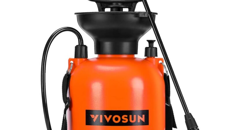 VIVOSUN 1.35-Gallon Pump Pressure Sprayer Review: The Perfect Tool for All Your Outdoor and Indoor Needs