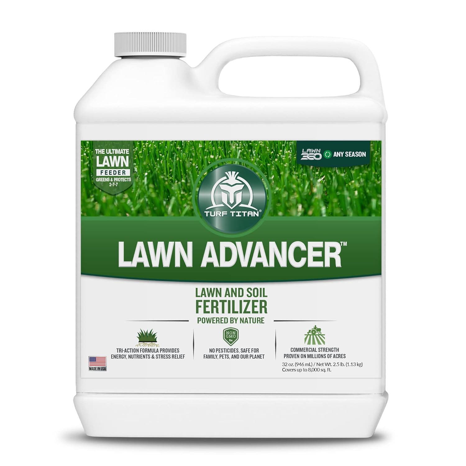 Turf Titan Lawn Advancer & Drought Defender Bundle: The Ultimate Solution for a Lush and Drought-Resistant Lawn