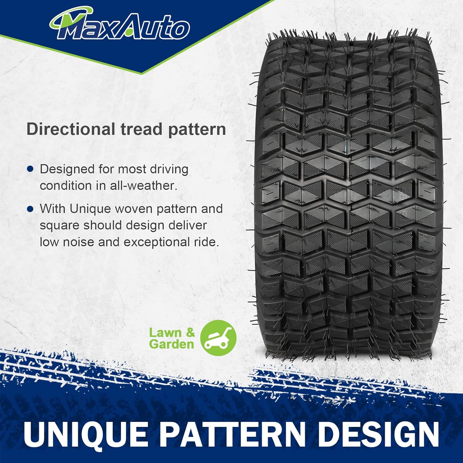 MaxAuto Patent Design Fox V1 Lawn Mower Tires: A Review