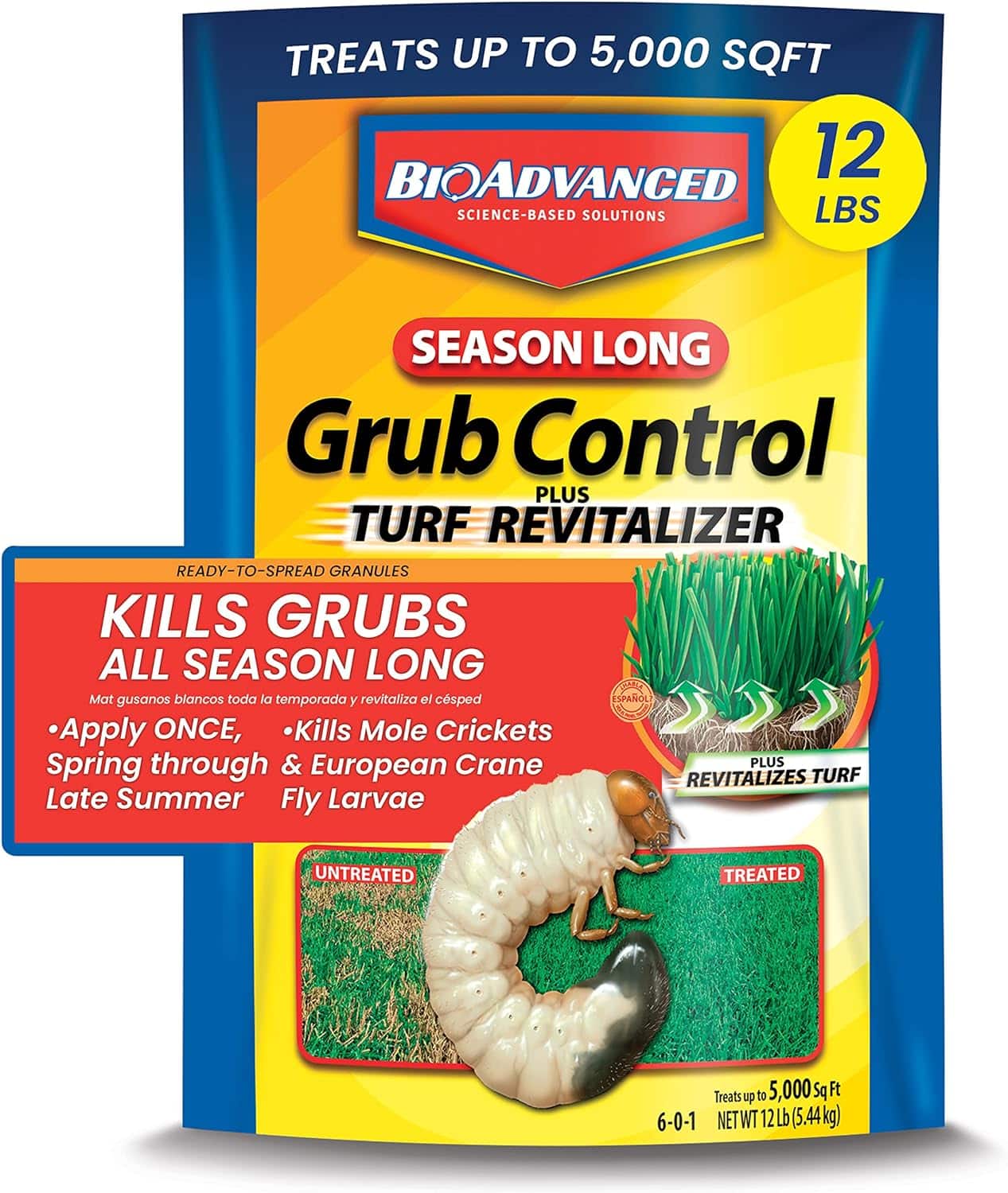 BioAdvanced Season Long Grub Control Plus Turf Revitalizer: The Ultimate Solution for a Beautiful and Healthy Lawn